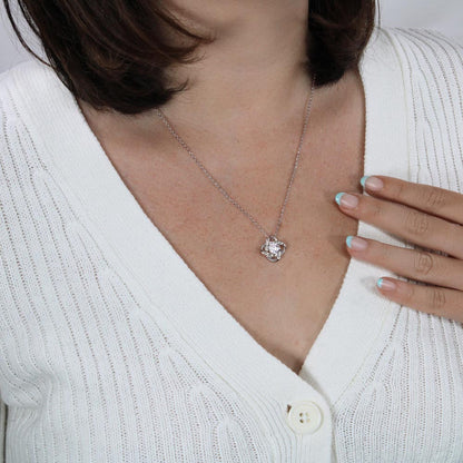 Collier coffret cadeau - "À ma fille, où que la vie t'emmène"